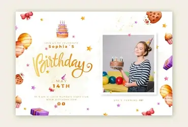 birthday banner designing