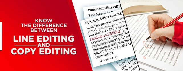 line editing vs copy editing