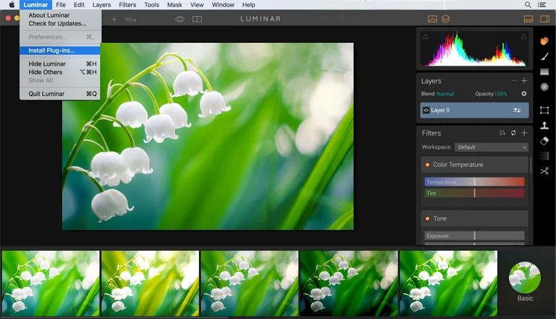 luminar extension