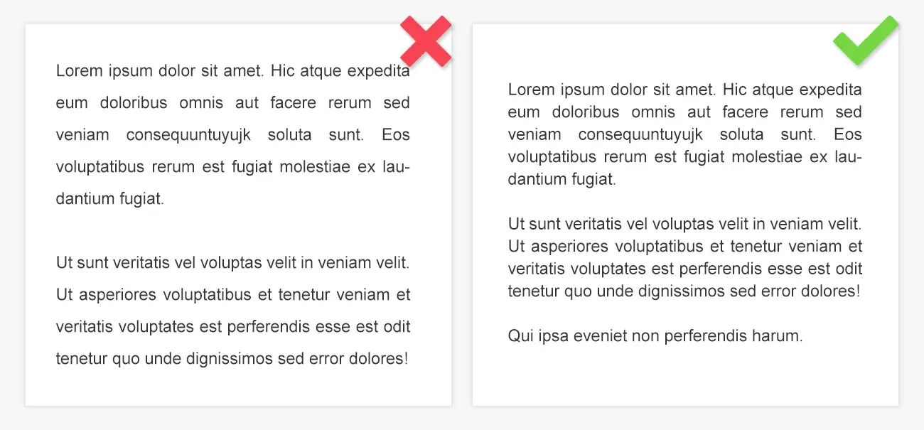 Using double space at the end of sentences