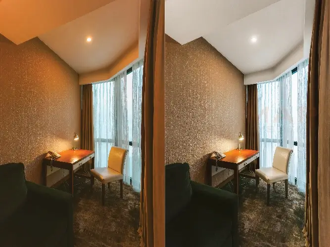 Digital image restored with professional white balance