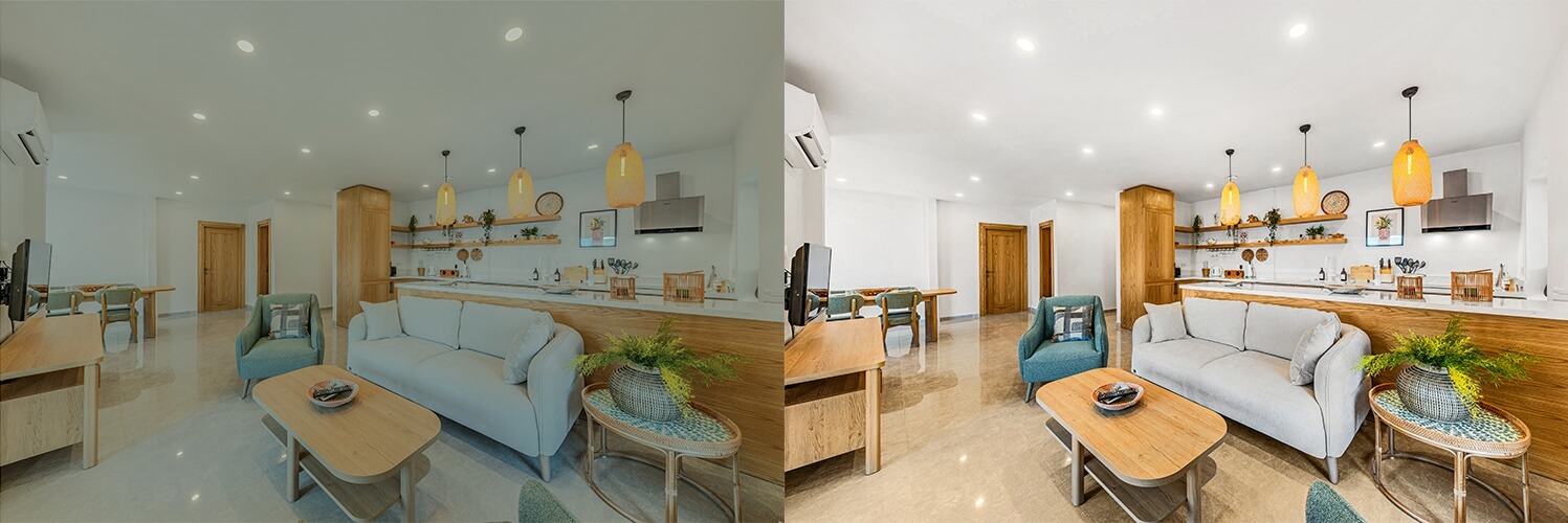 Photo color correction editing