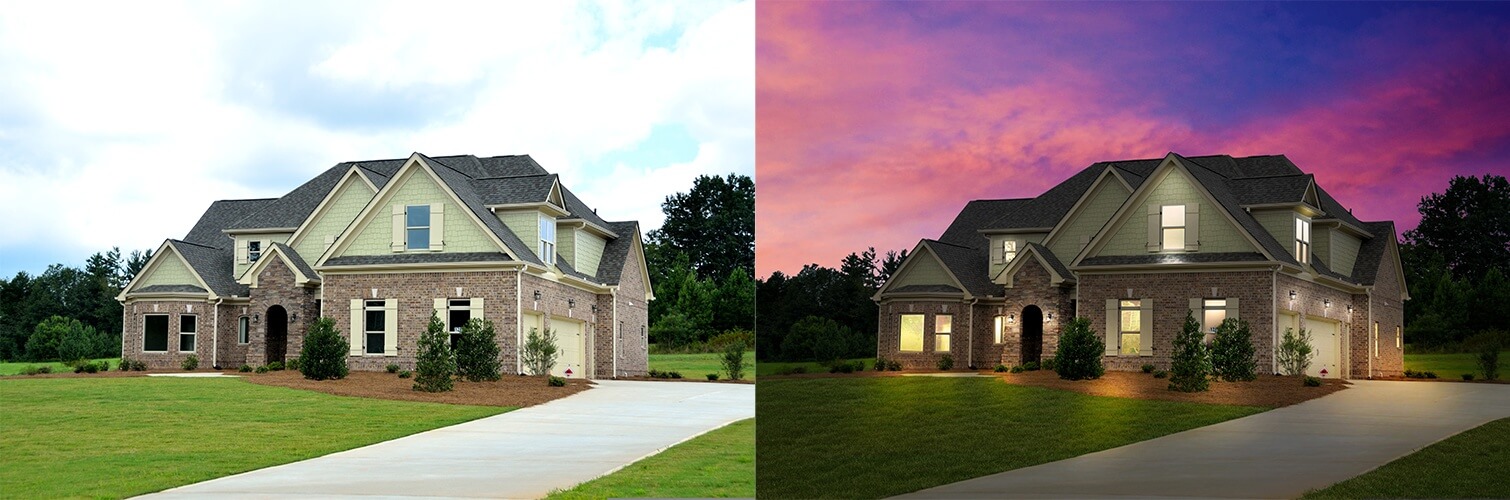 Real estate image retouching for stunning interior and exterior shots