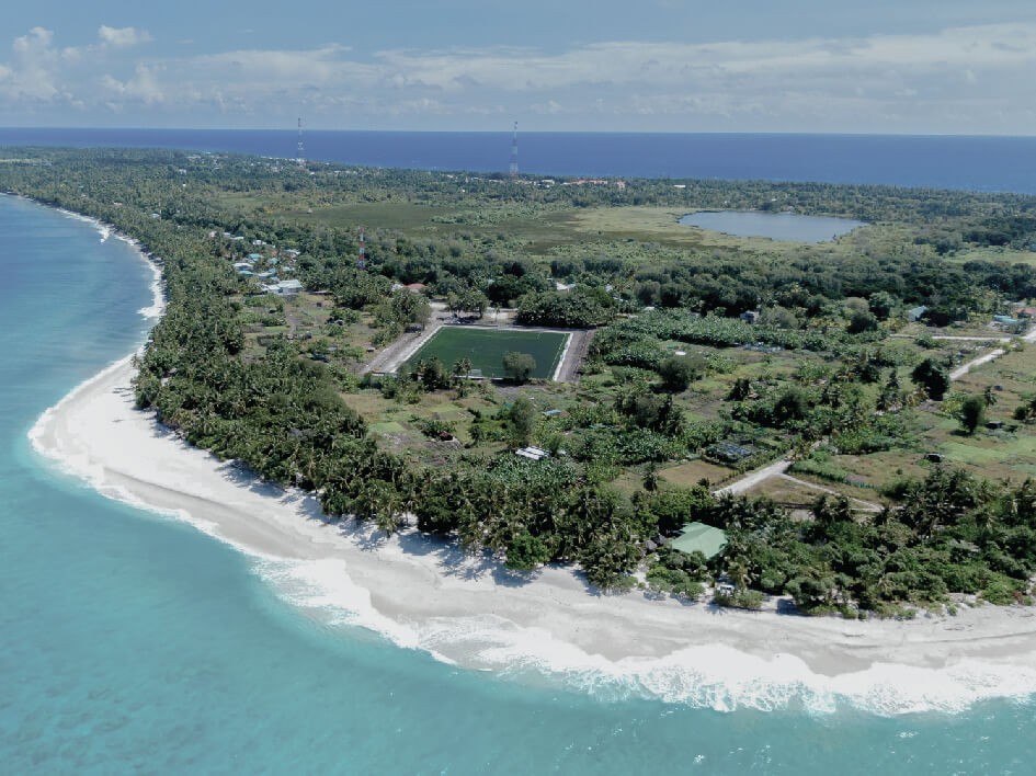 aerial photograph with improved lighting