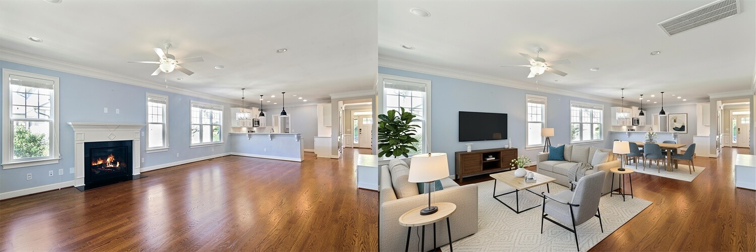 3D virtual home staging