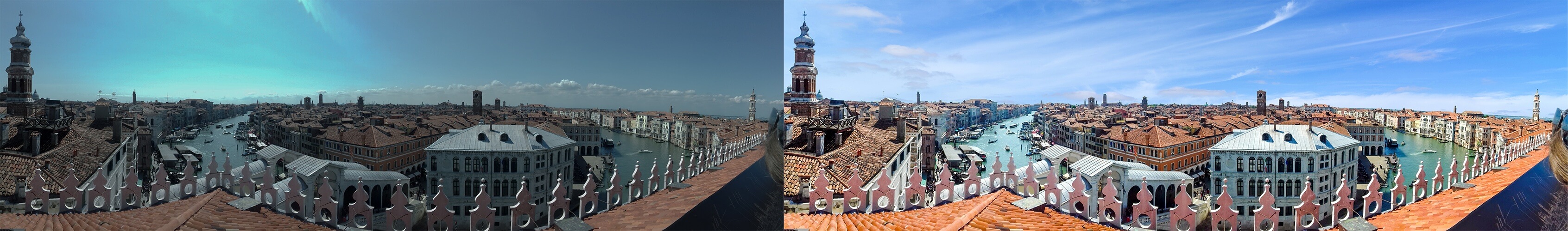 High-quality 360-degree real estate photo retouched