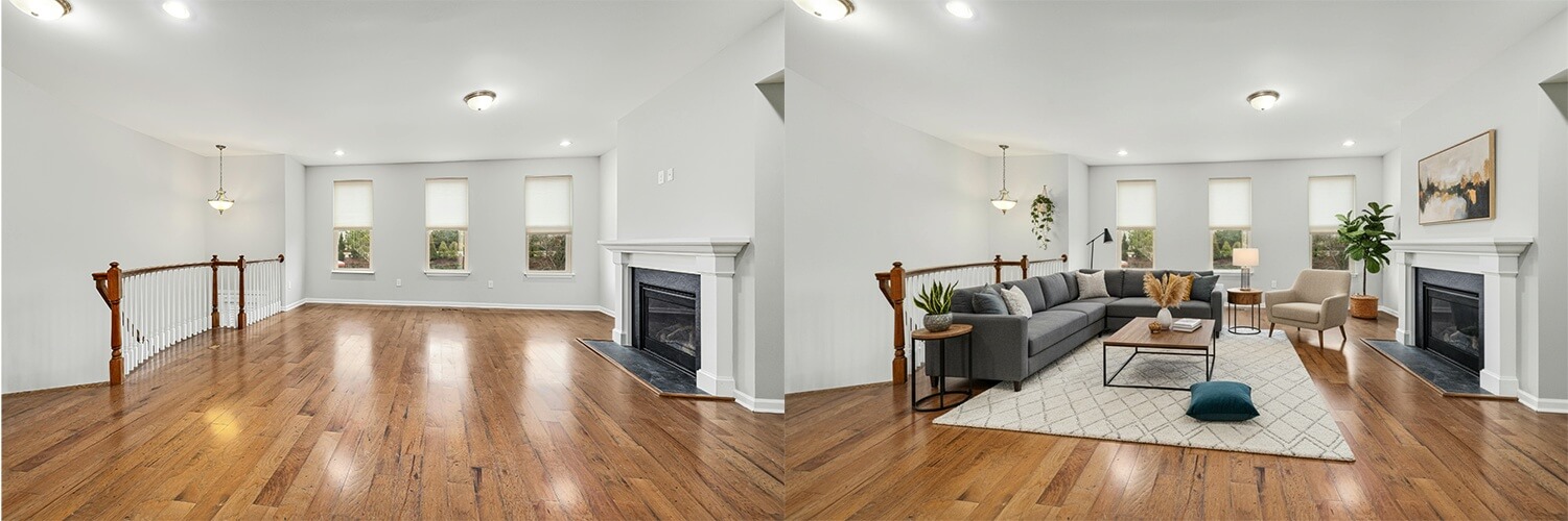 Digital furniture staging service