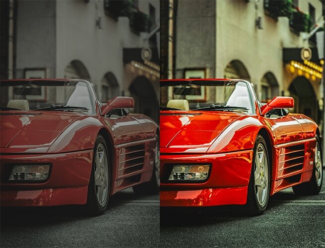 Image sharpening and retouching