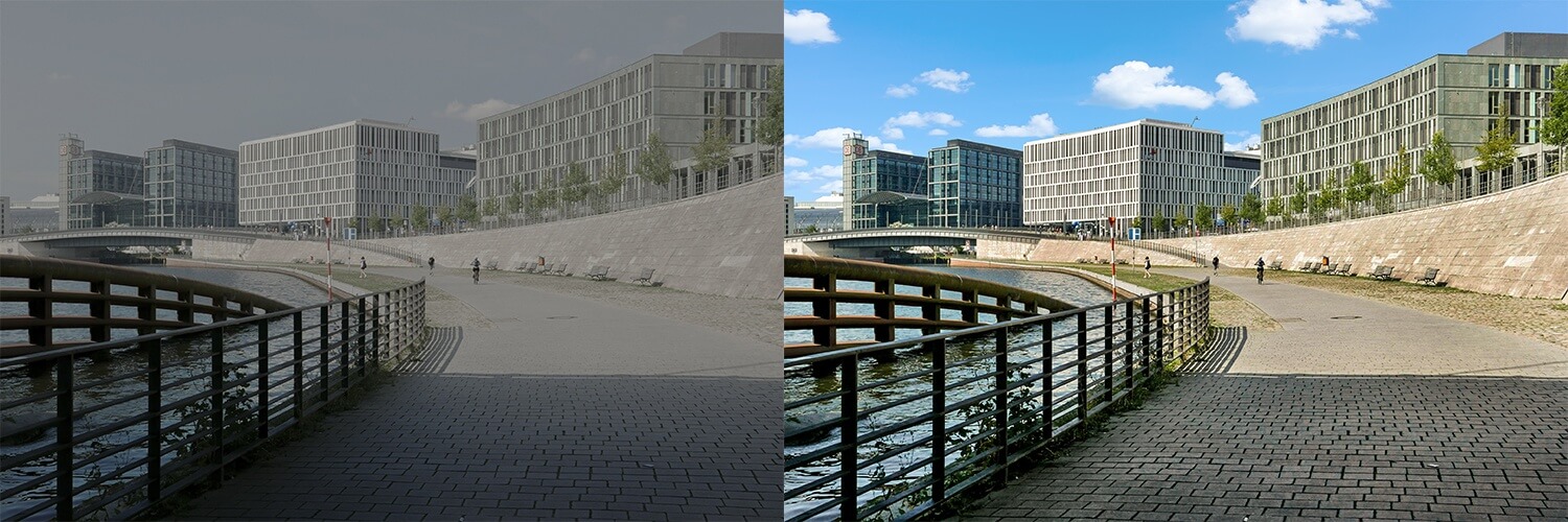 Photo quality improvement service