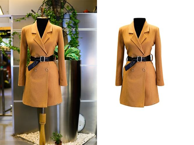 Clothing neck joint editing