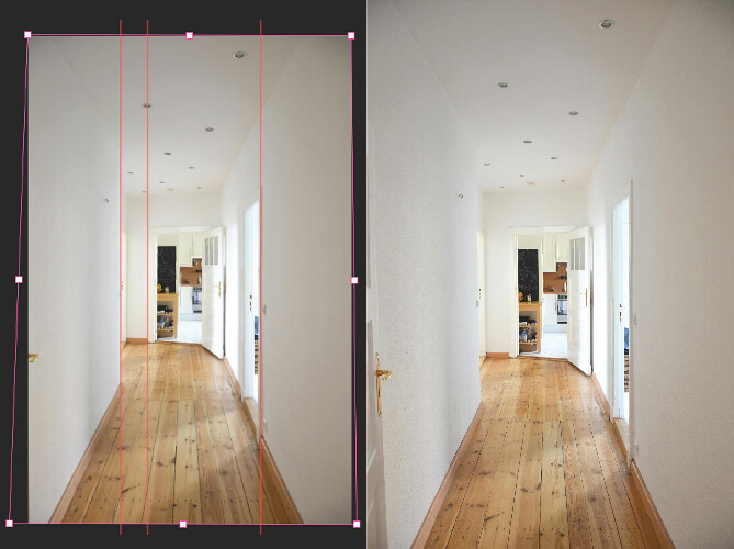 erspective correction service straightening lines and angles