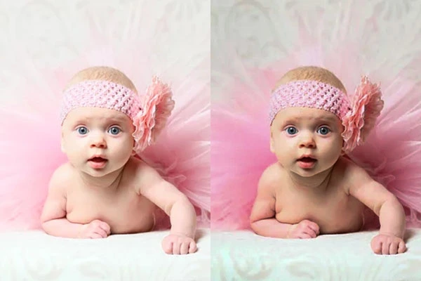 exposure rectification in newborn editing