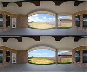 360 degree photo enhancement