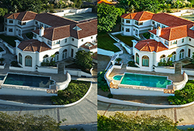 aerial image editing