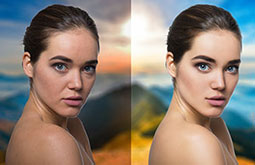 headshot photo editing using photoshop