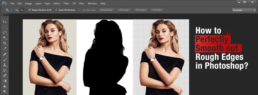 Smooth Out Rough Edges in Photoshop