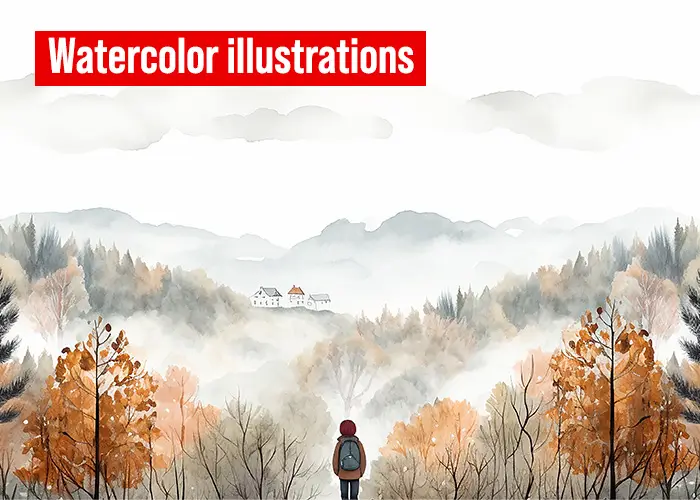 Watercolor illustrations